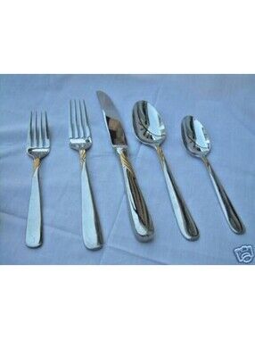 NEW Yamazaki MILLENIUM Gold Accent 5 pc Placesetting- Authorized Dealer